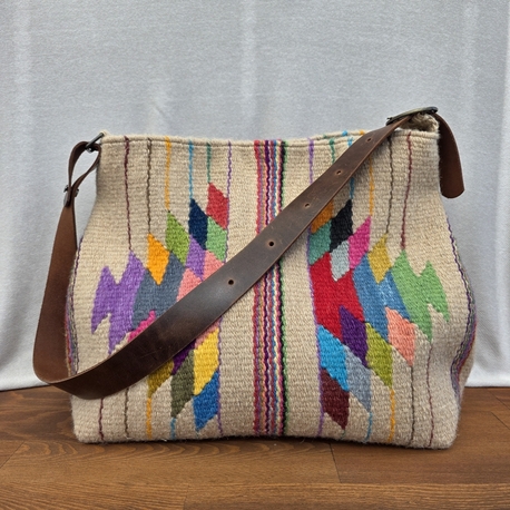 +9 renk. Hatti el dokuma yün çanta- Handwoven wool bag