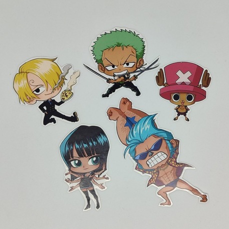 ONE PIECE 5'li Anime Sticker Seti - SET 2