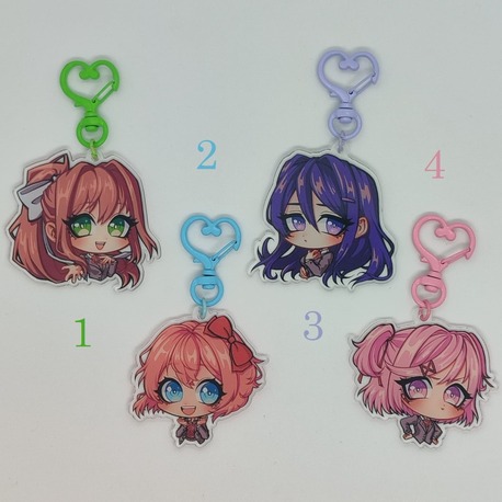 DDLC Tekli Akrilik Anahtarlık
