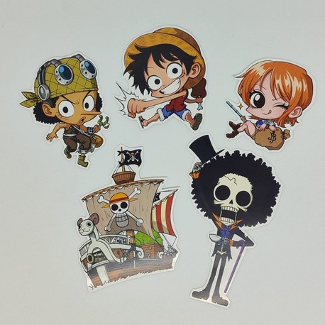 ONE PIECE 5'li Anime Sticker Seti - SET 1