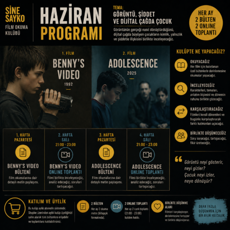 Sine Sayko Film Okuma Kulübü Haziran Üyeliği