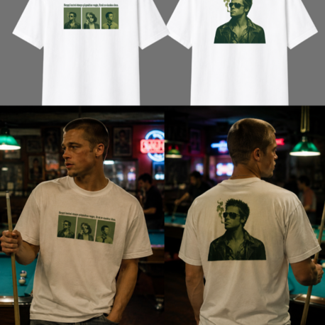 DÖVÜŞ KULÜBÜ TYLER DURDEN BASKILI TSHİRT