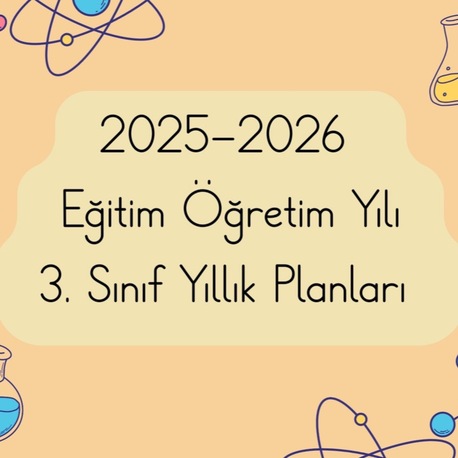 3. Sınıf Yıllık Planları