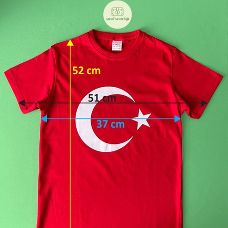 Bayraklı Tişört (9-10 Yaş)