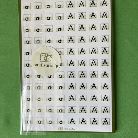 Harf ve Rakam Öğretimi Stickerı