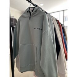 Basicle Oversize Kapüşonlu Sweatshirt-Bebe Mavisi