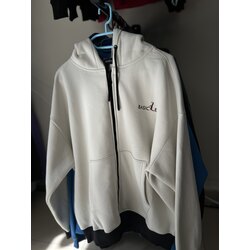Oversize Fermuarlı Kapüşonlu Sweatshirt