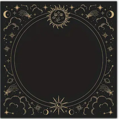 Güneş Sunak Bezi ve Tarot Masa Örtüsü Altar