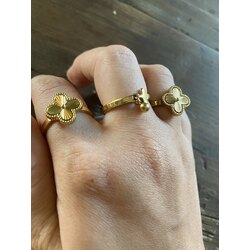 VanCleff Yonca Yüzük (İşaret ,Orta Parmak Ölçüsü)