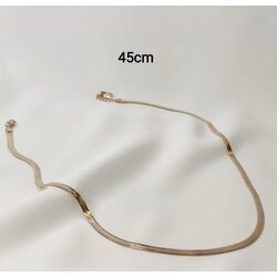 Rose Renk İtalyan Zinciri 45 CM