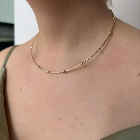 Choker Topçuk Kolye