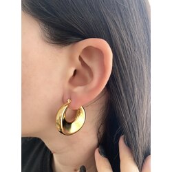 Gold Halka Model Küpe