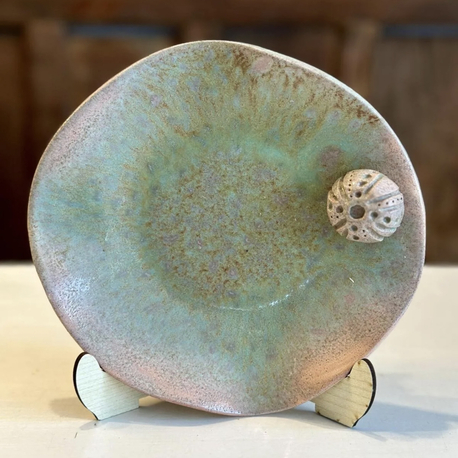 Degrade Kestane Çukur Tabak 19 cm