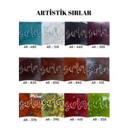Sirla ARTİSTİK SIR 250 ML | SIRLA SERAMİK SIRLAMA STÜDYOSU