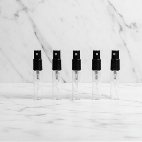 3 ml Tester  Kolay Kapatma  cam şişe (5 Adet)