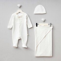 Pugi Baby Nervürlü 3 Lü Set