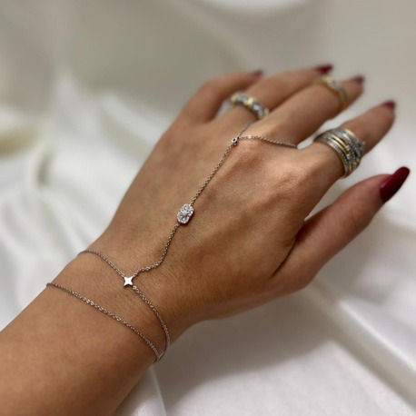 Baget Taşlı Silver Şahmeran 