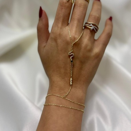 Snake Model Gold Şahmeran 
