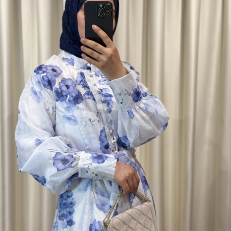 ✨Blue Flowered Dress ✨