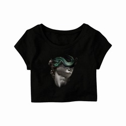 MİTOLOJİ HEYKEL CROP TOP