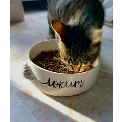 Kişiselleştirilmiş KEDİ mama/su kabı