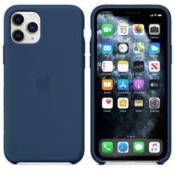 Apple Silikon Kılıf (Kobalt Mavi)