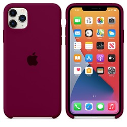 Apple Silikon Kılıf (Vişne)