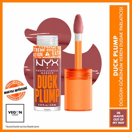 NYX PLUMP 08 DUDAK DOLGUNLAŞTIRICI VE PARLATICI