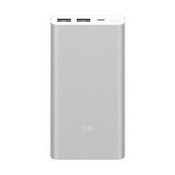Xiaomi 10000 mAh (Versiyon 3) Taşınabilir Şarj Cihazı Gümüş (İnce ve Hafif Kasa)
