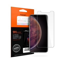Spigen Apple iPhone XS / iPhone X Cam Ekran Koruyucu GLAS.tR SLIM 