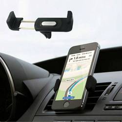 Oto Araç İçi Navigasyon Gps Telefon Tutucu Kıskaç Cep Telefonu Klima Izgara Takılan Araç Tutacağı