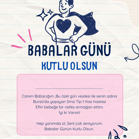 Babalar günü kartı 