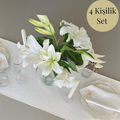Pure Lily 4 Kişilik Set