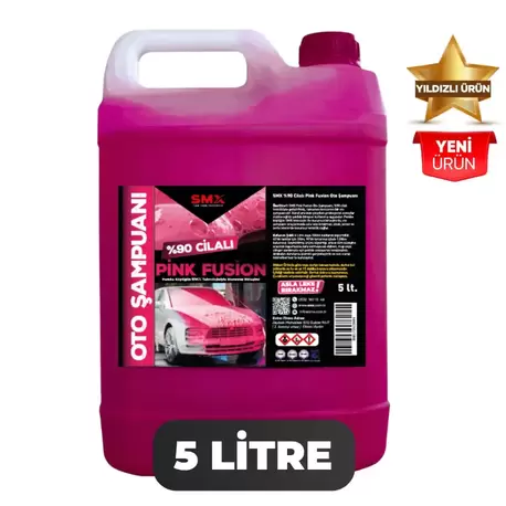 SMX SMX %90 cilalı Pink Fusion Oto Şampuanı 5 lt