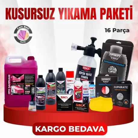 SMX Kusursuz Yıkama Paketi (16 Parça)