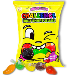 juicy chew challenge fruit shape jellies ( single piece)