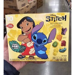 stitch fruit flavored snacks