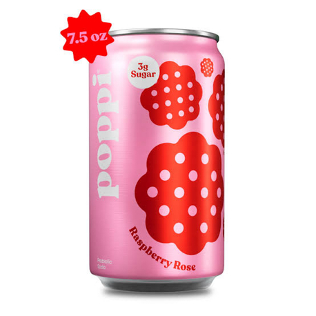 poppi mini raspberry rose