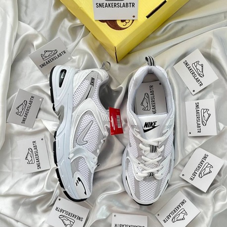 Nike 530 File Beyaz Gümüş  (İTHAL KALİTE)