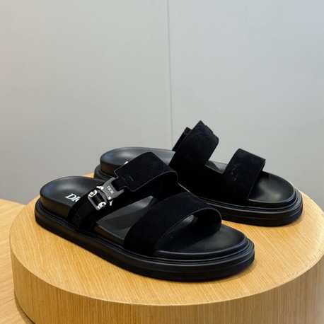 Aqua Sandal Black Suede 38-45