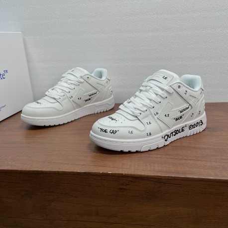 Off White Out Of Office Leather Sneakers in WHITE 39-45