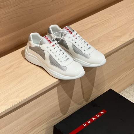 Prada America’s Cup Kauçuk ve Bike Kumaş Spor Ayakkabı 38-45