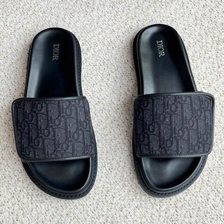 Aqua Sandal Black Oblique Jacquard 38-45