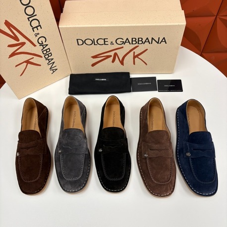 Dolce Gabbana New Florio Ideal leather penny loafers 38-47