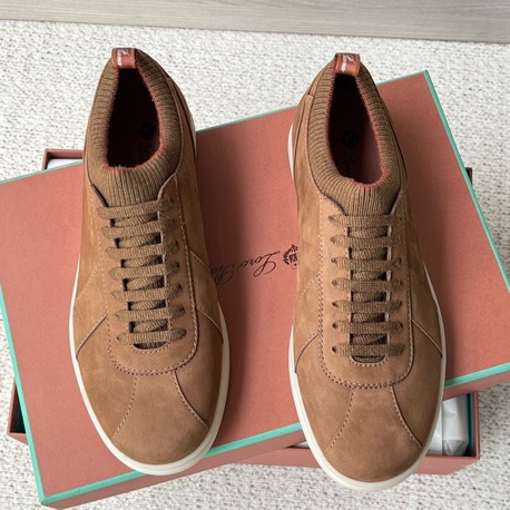 Loro Piana Soho 2.0 Walk Low-Top Sneakers in Brown 39-45