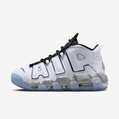 Nike Air More Uptempo White/Black/Clear/Metallic Silver