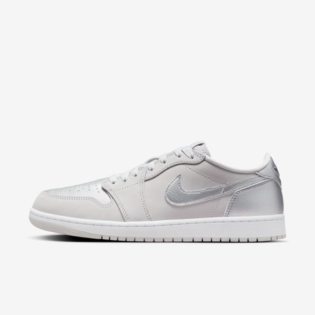 Nike Air Jordan 1 Retro Low OG Neutral Grey/Metallic Silver-White