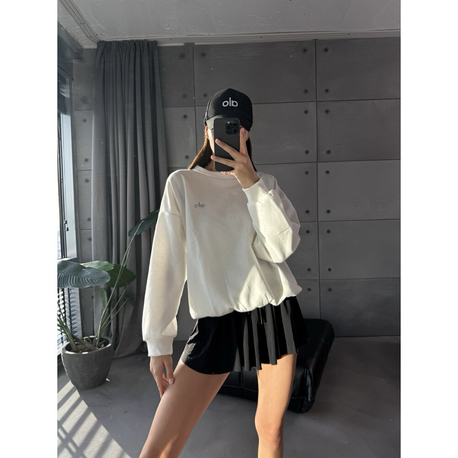 Alo Yoga Sweatshirt White “ Premium “