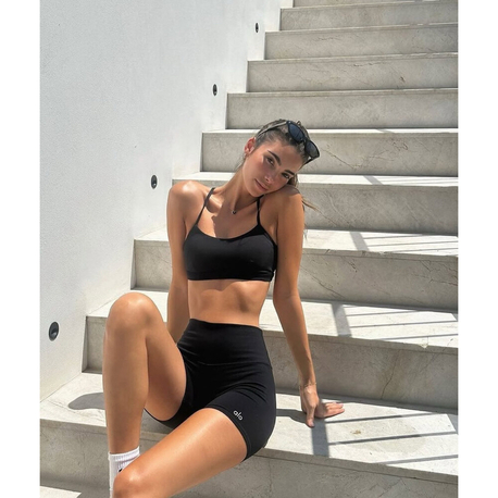 Alo Yoga Siyah Tayt Kısa