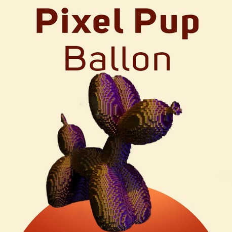 Pixel Pup Ballon 17 CM
